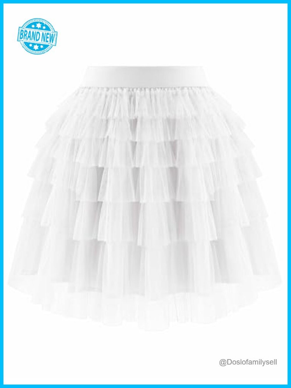 Women's Tulle Mesh Mini Skirt Tiered Layered A-Line Tutu High Waisted